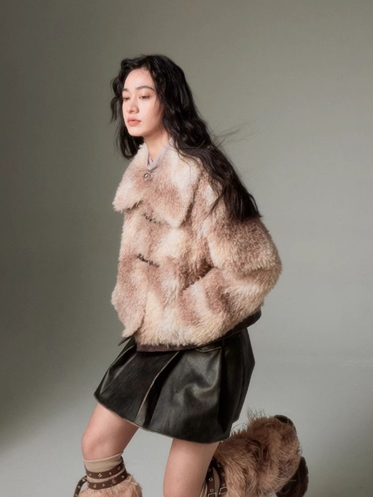 Sheep Curly Fur Coat【s0000004878】