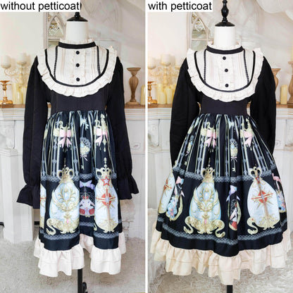 Noloria by 42Lolita -Upgraded 17.7 (45 cm) Organza Lolita Puffy Petticoat"