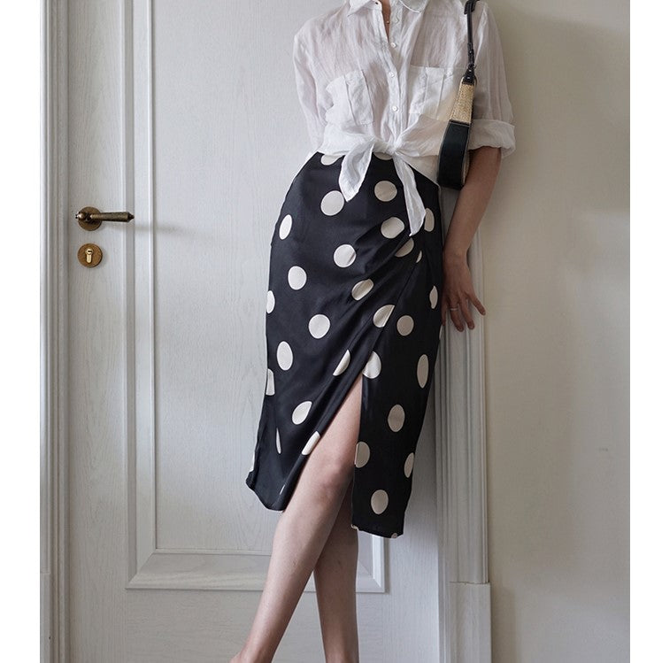 Duchess polka dot vintage skirt