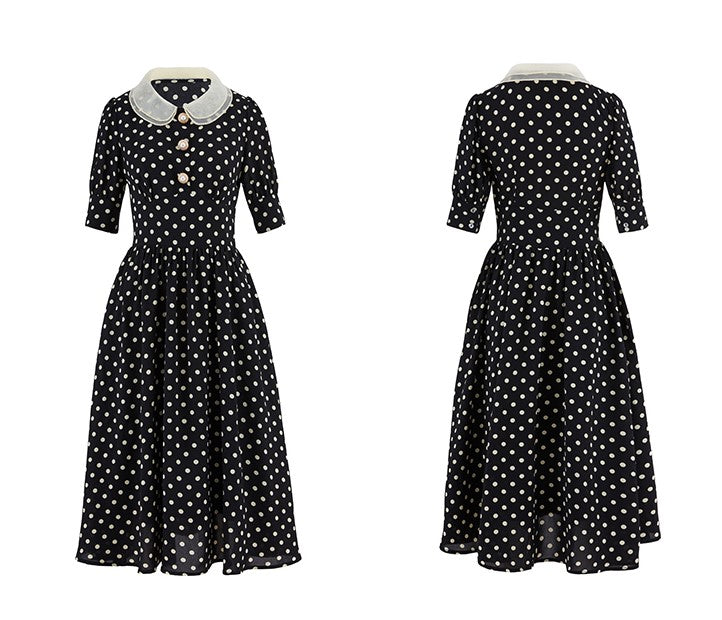 retro polka dot dress