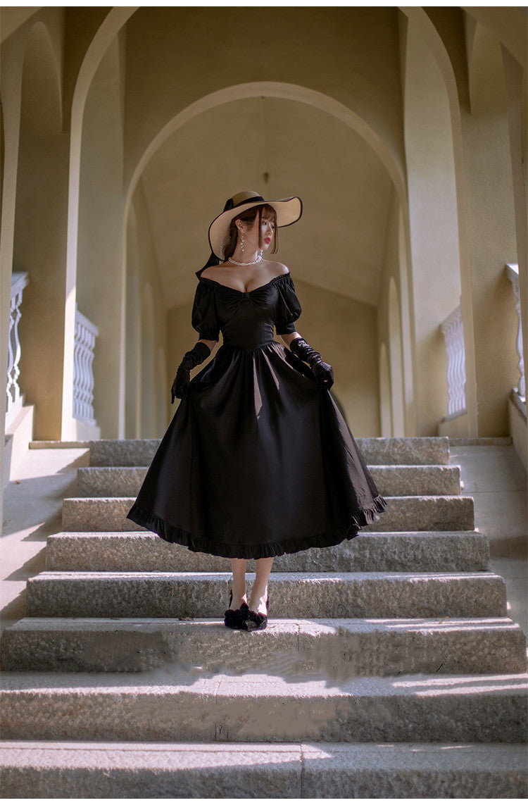 Beleganty - Miss Rebecca - Pure Color Elegant Lolita OP Dress