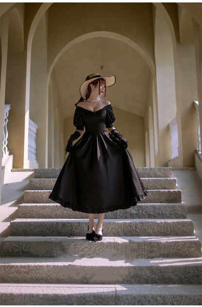 Beleganty - Miss Rebecca - Pure Color Elegant Lolita OP Dress