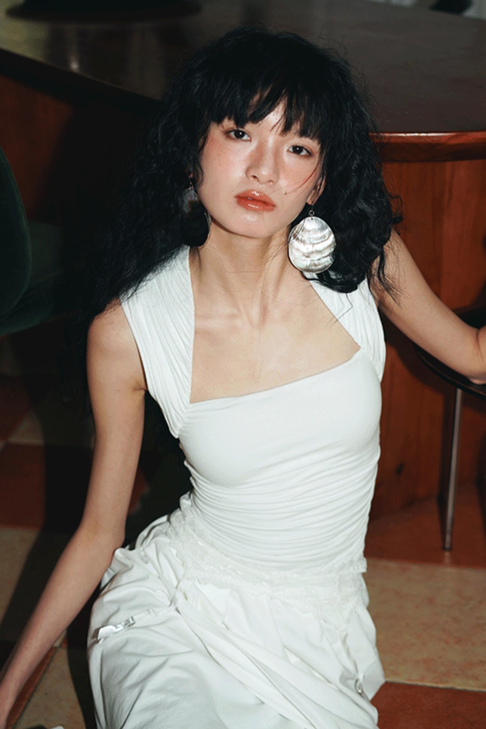 Western Style Draped Dress