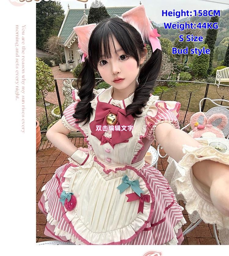 Sakurahime - Berry Bubble - Cute Lolita OP Dress Two Kawaii Styles