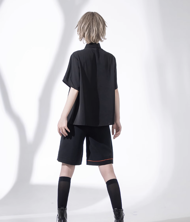 Princess Chronicles - badapple - Ouji Lolita Black Shirt and Shorts