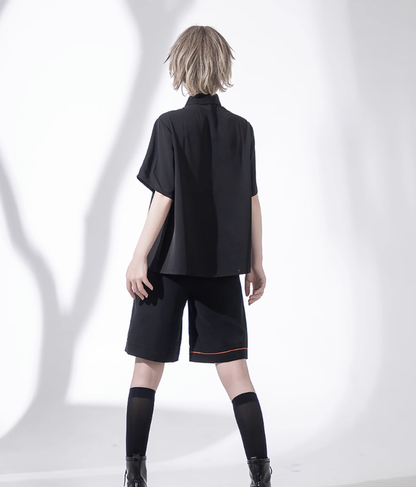 Princess Chronicles - badapple - Ouji Lolita Black Shirt and Shorts