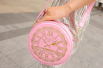 Kira - Alice Clock - Kawaii Lolita Shoulder Bag Round Lolita Crossbody Bag