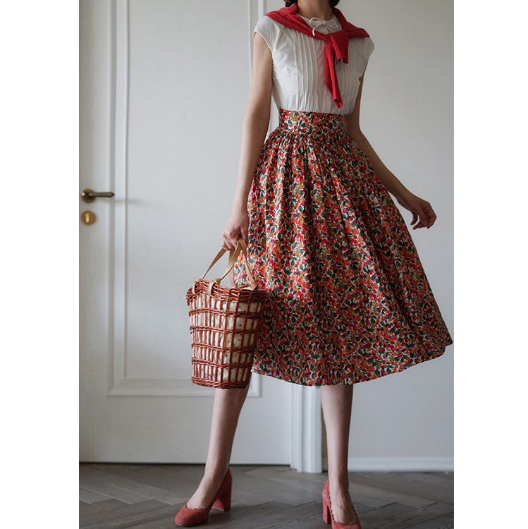 Brooklyn Sweetheart Floral Vintage Skirt