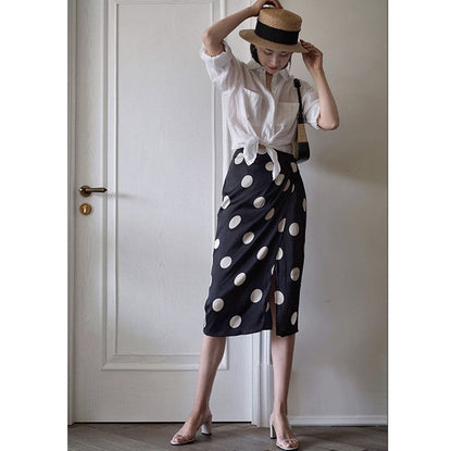 Duchess polka dot vintage skirt