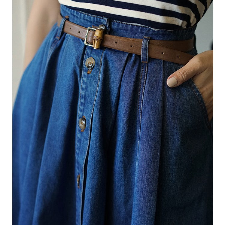 Countess retro denim skirt