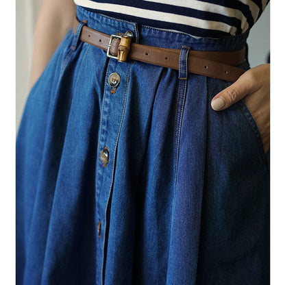 Countess retro denim skirt