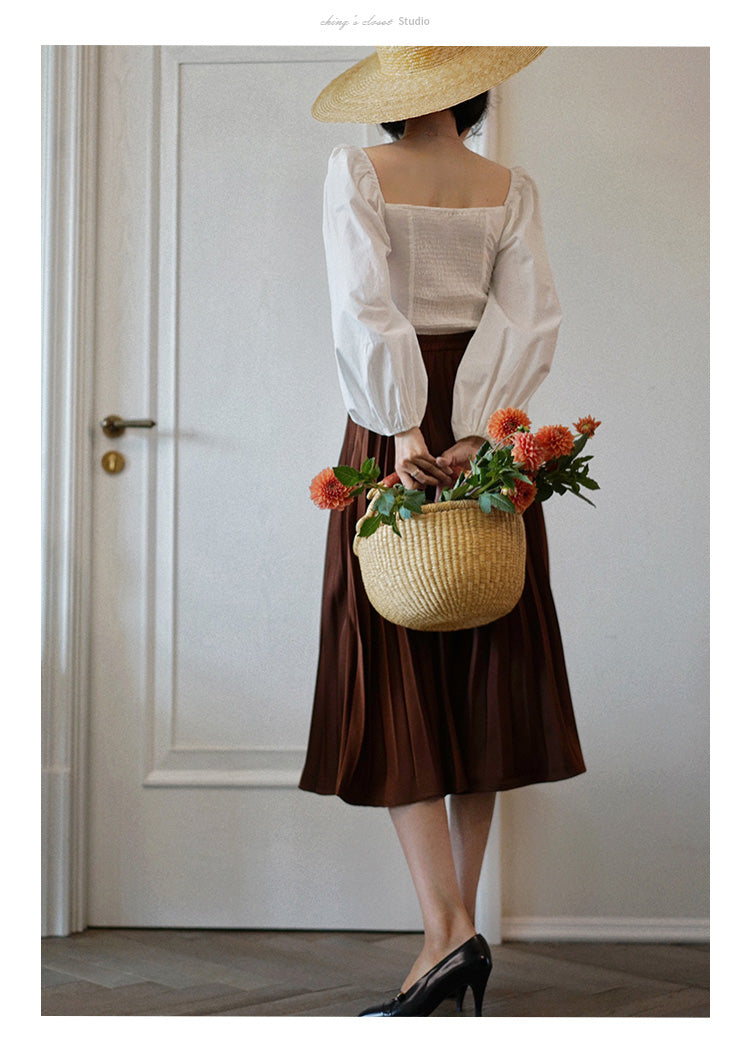 Lady White Vintage Blouse