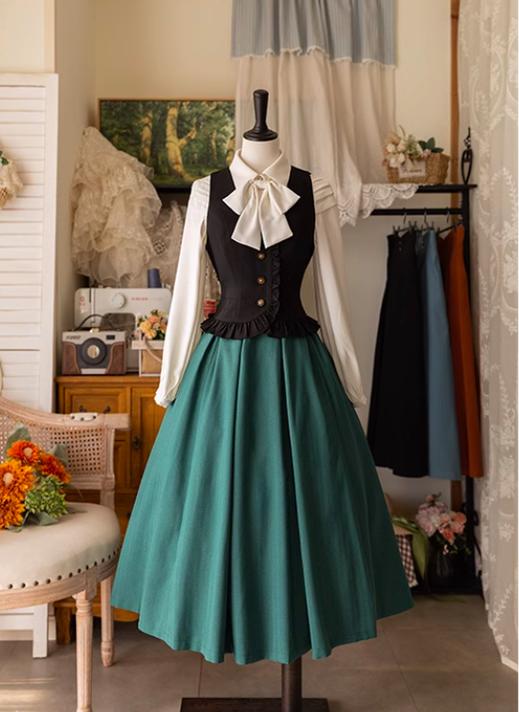 Forest Wardrobe - Forest basket - Classic Elegant Lolita SK Spring Autumn Versatile Skirt