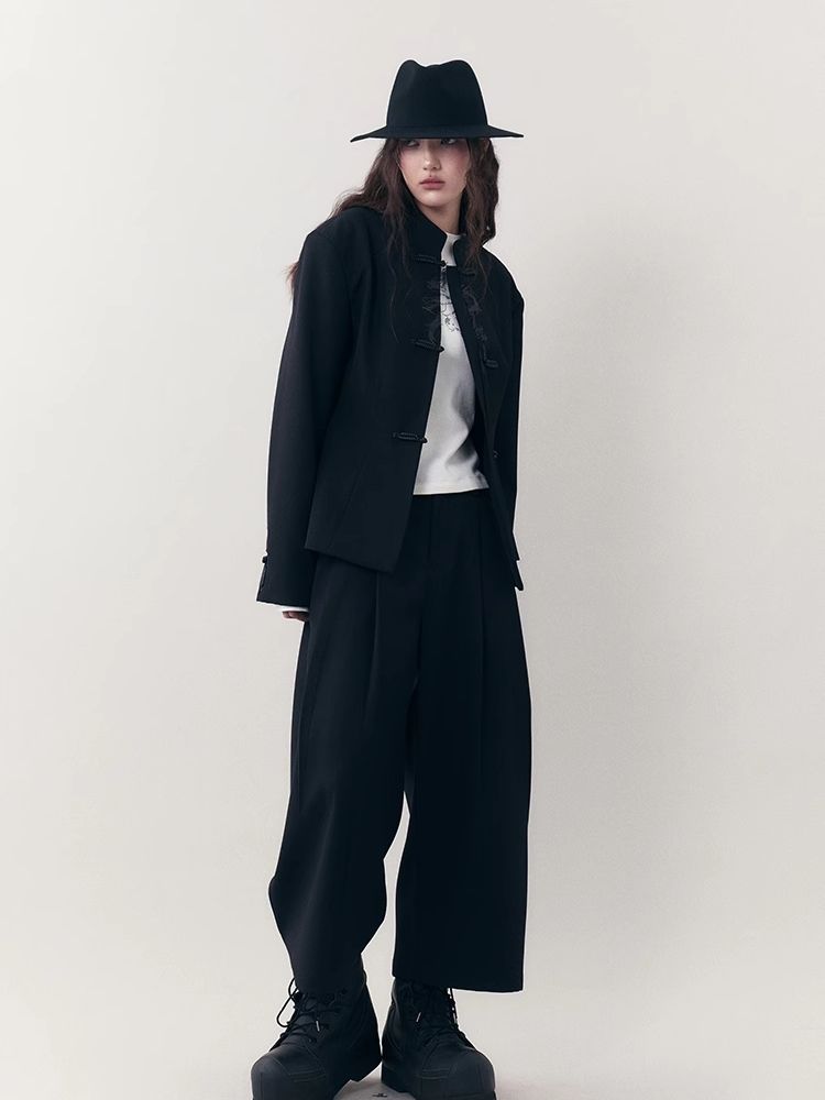 Dragon print rhinestone round neck bottom knit sweater【s0000006398】