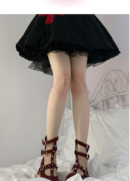 Roji Roji - Sweet Lolita Pantyhose, Joint Print Light Stockings