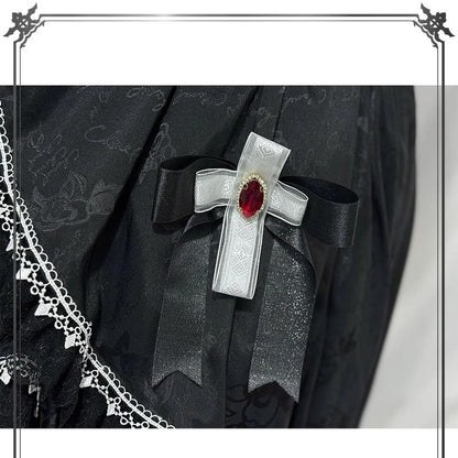 CastleToo - Night Rose - Elegant Ouji Lolita Suits, JSK / Shorts