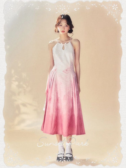 Gradient Dye Sling Dress【s0000007517】
