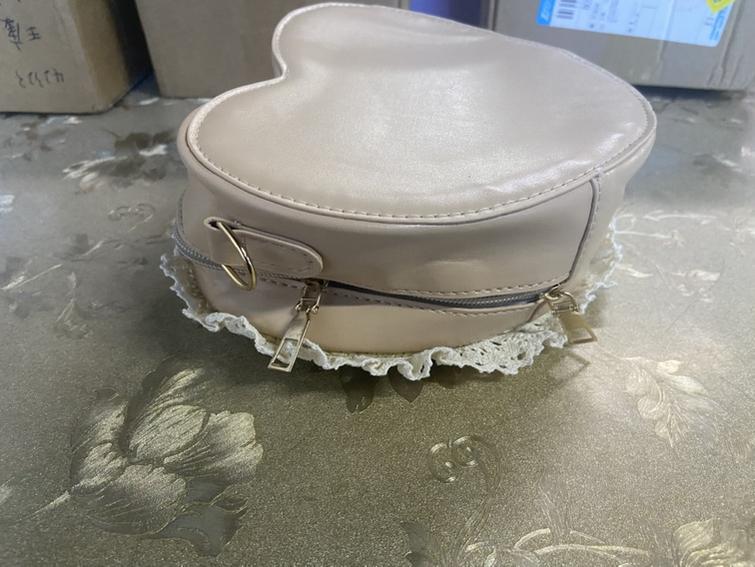 Cocoa Jam - Sweet Lolita Handbag Handmade Woven Heart Shape Crossbody Bag