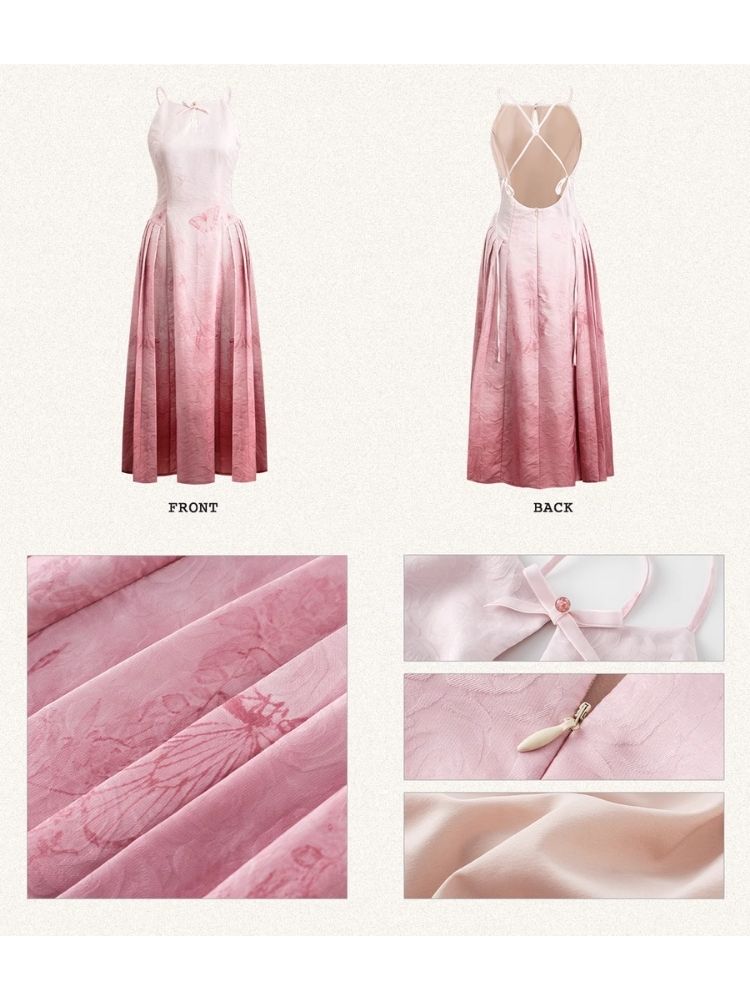 Gradient Dye Sling Dress【s0000007517】