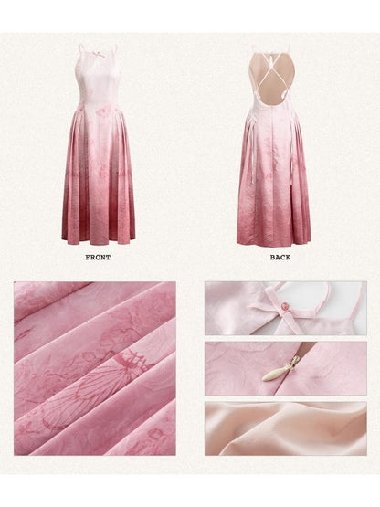 Gradient Dye Sling Dress【s0000007517】