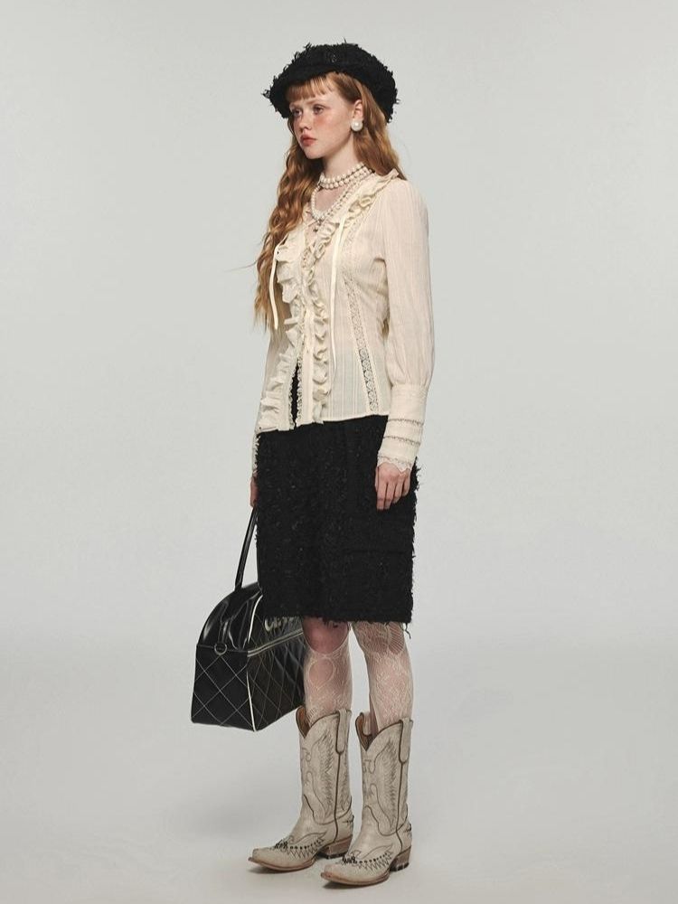 Casual wide straight pants【s0000004149】