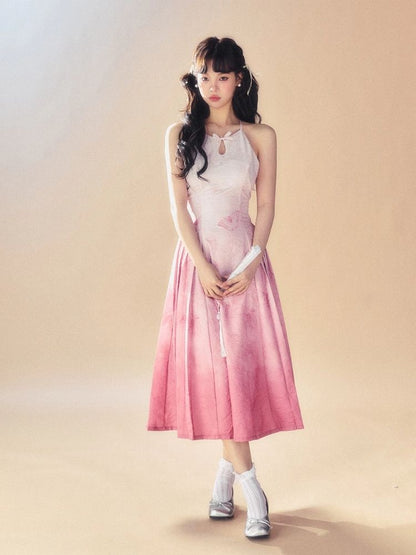 Gradient Dye Sling Dress【s0000007517】