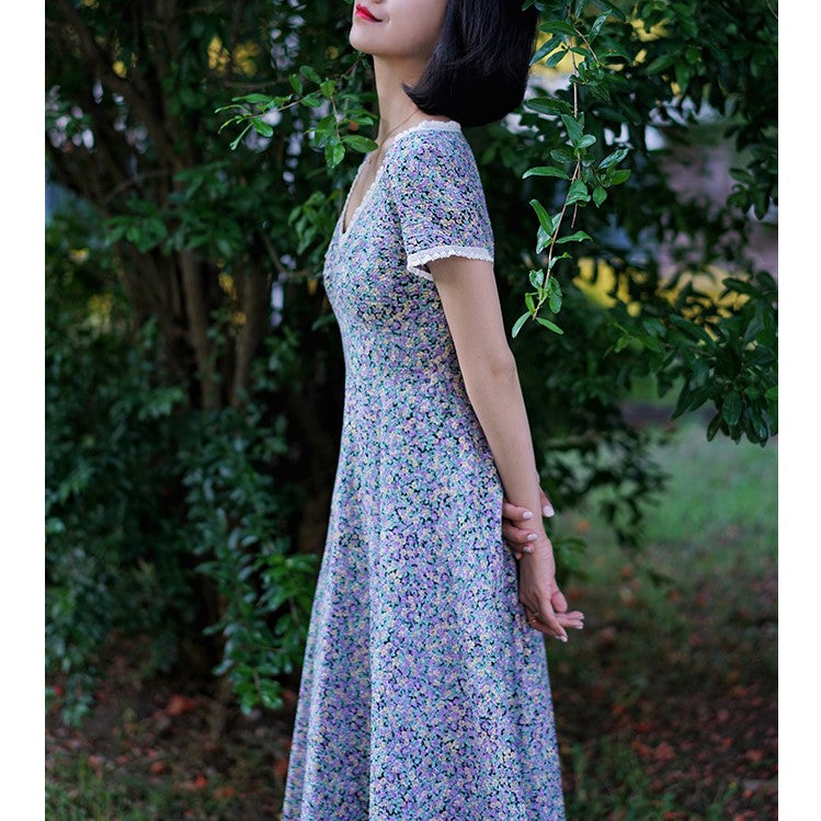 Floral vintage dress