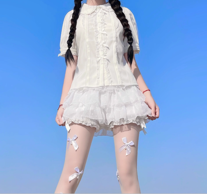 DMFS Lolita - Daily Lolita Bloomers Safety Anti-Flash Lace Shorts