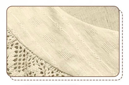 Honey Machine - Vanilla Latte - Retro Lolita Shirt Mutton Sleeve Innerwear