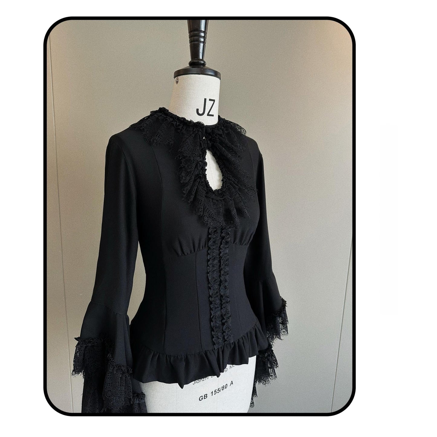 Susin Lolita - Night Traveler - Gothic Lolita Skirt Long Coat Long-Sleeved Shirt and Bustier