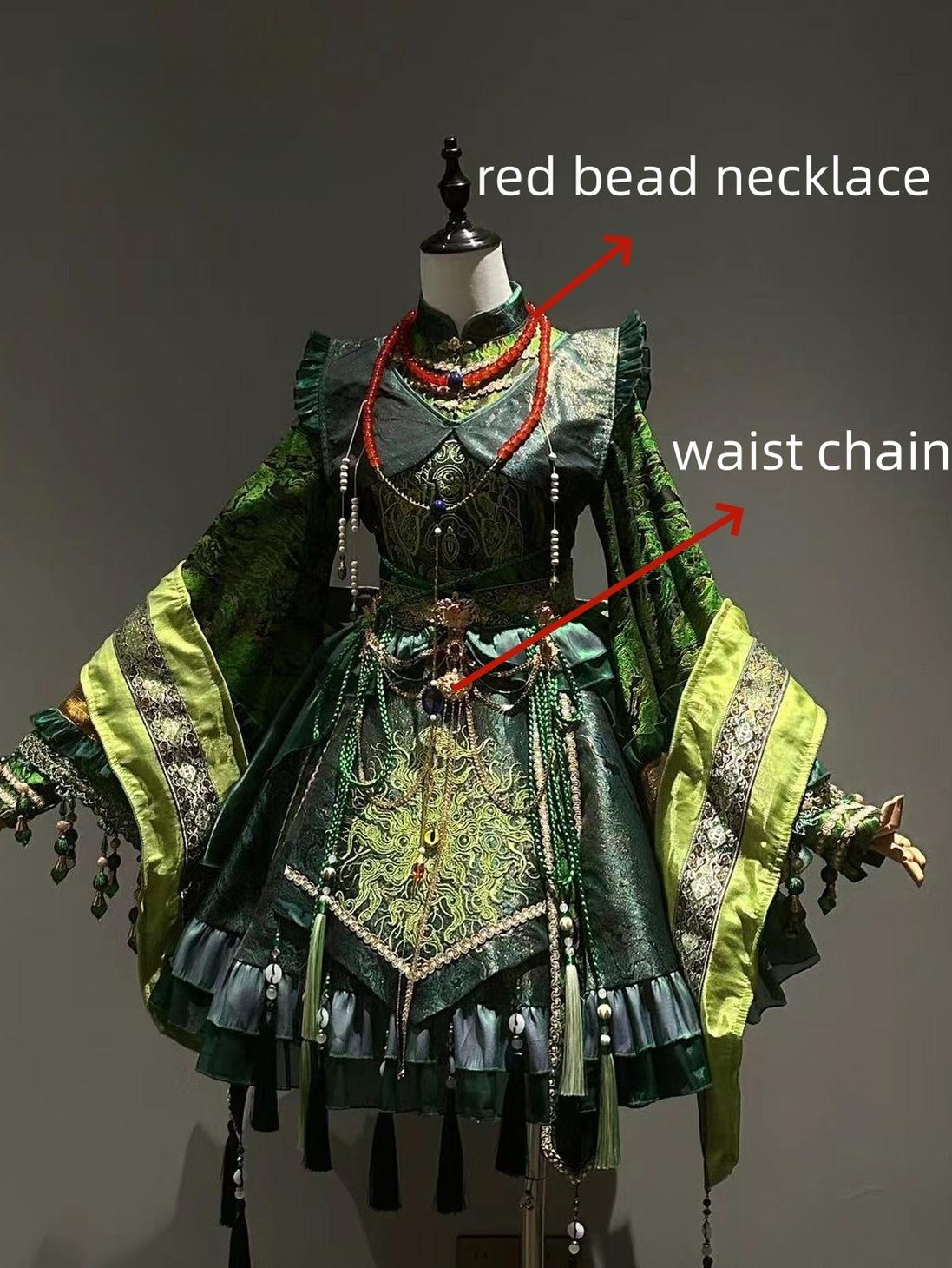 Your Highness - Baimu Ji - Gothic Lolita Dress Chinese Style OP with Terror Element