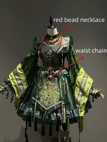 Your Highness - Baimu Ji - Gothic Lolita Dress Chinese Style OP with Terror Element