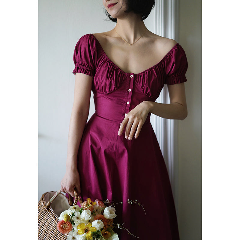 Summer fruit classical dress