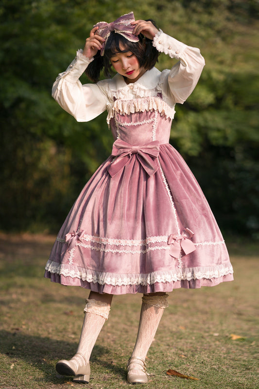 Infanta - Honey Sugar - Pure Velvet Lolita JSK Dress