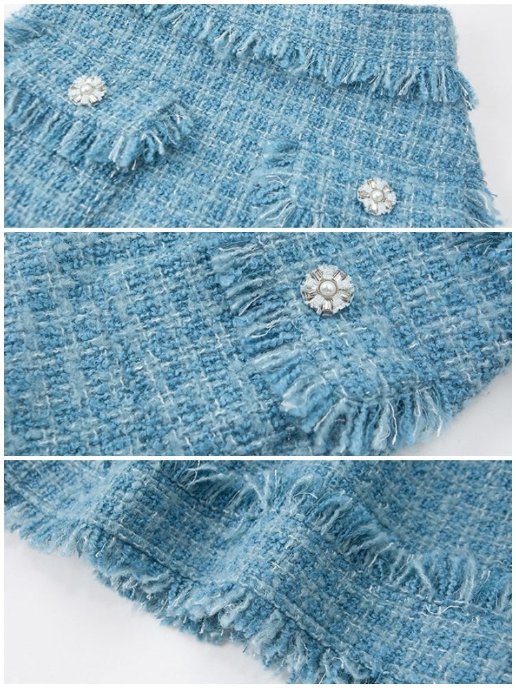 Wool Tweed Jacket & Half Skirt【s0000003856】