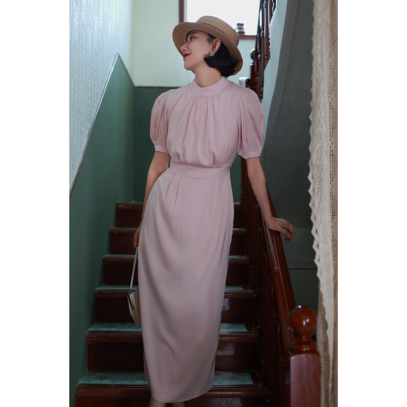 pink lady classical dress