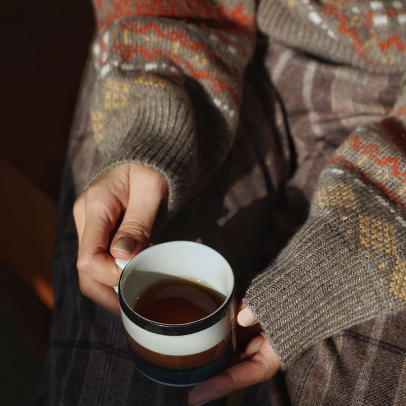 nordic retro pattern sweater