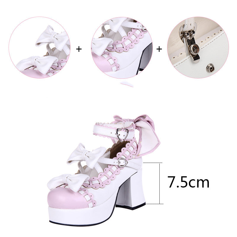 Angelic Imprint - Sweet Handmade Platform Heels Lolita Shoes