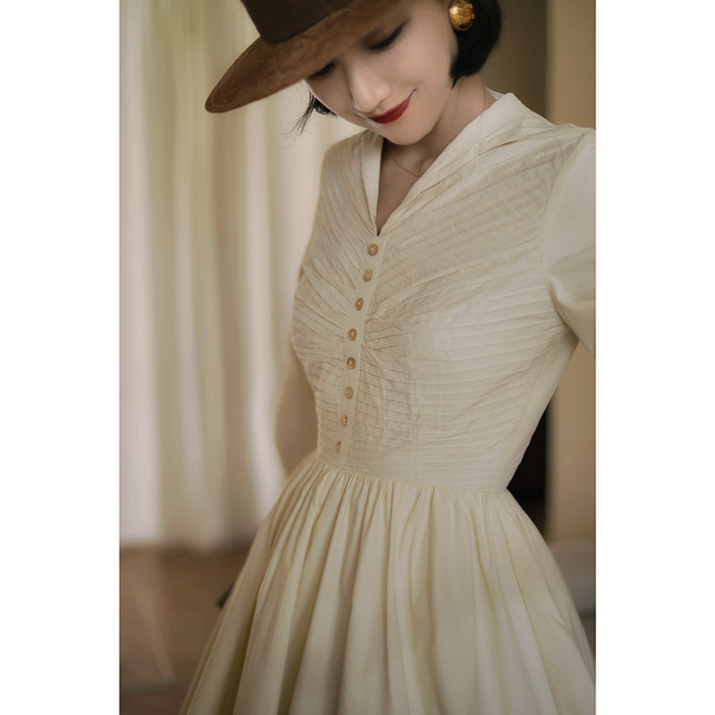 Ivory Lady Hepburn Dress