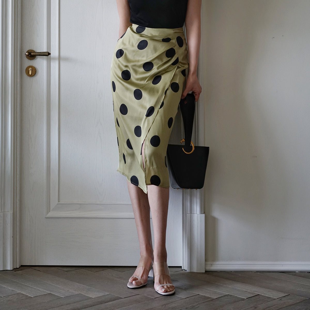 Duchess polka dot vintage skirt