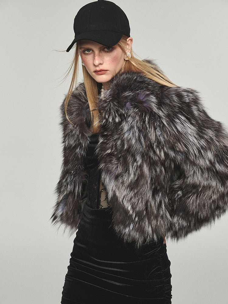 Fox Fur Short Lapel Jacket【s0000005006】