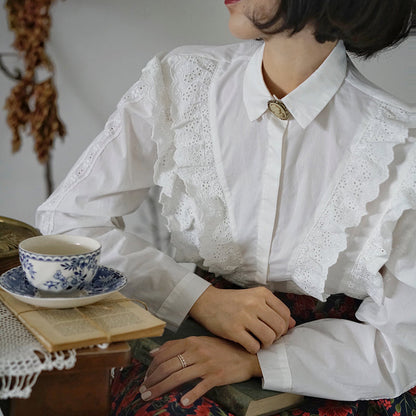 Embroidered vintage blouse