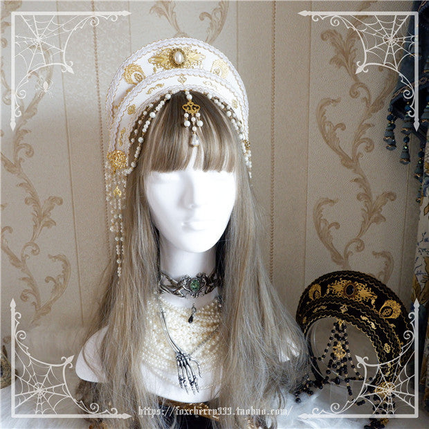 Fox Cherry-Lolita Palace Retro Hair Ornament Hair Crown