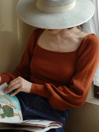 Lady's Bishop Sleeve Knit