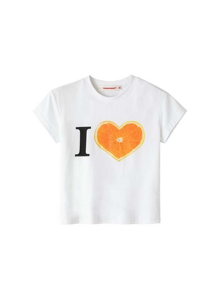 Summer Fruit Print Tee【s0000009141】