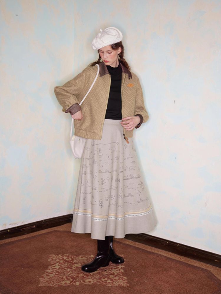 Woolen feeling small egg bag【s0000005924】