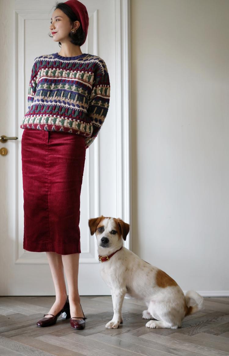 Nordic Retro Fair Isle Knit