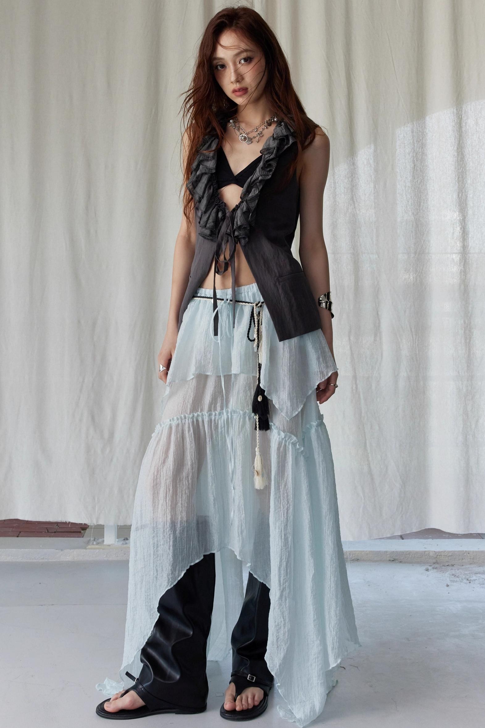 Boho Mint Tank & Skirt Set-Up
