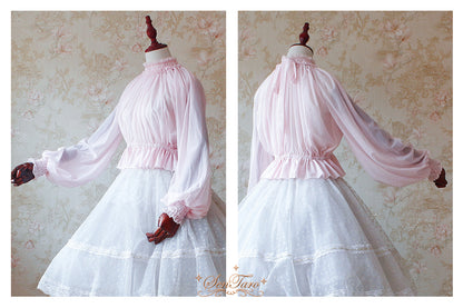 SenTaro - Little Pudding - Long Puff Sleeve Lolita Blouse