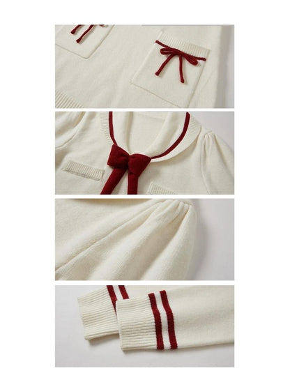 Sailor Knit Dress【s0000004609】